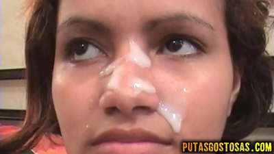 Tinka nemu cum ing dheweke pasuryan sawise anal jinis